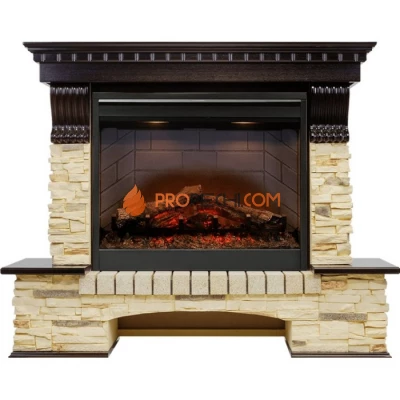 Каминокомплект Dimplex Pierre Luxe - Темный дуб / Сланец (Высота 1000 мм) с очагом Symphony 26 inch DF2608-INT