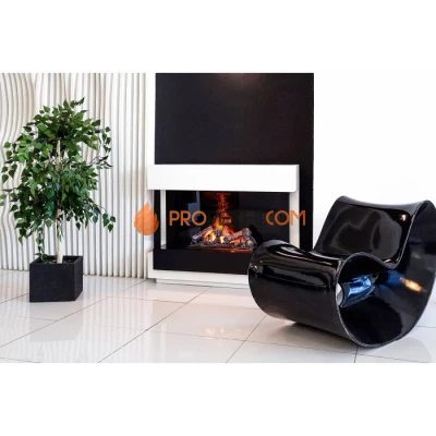 Портал Royal Flame Cube 36 - Белый с черным