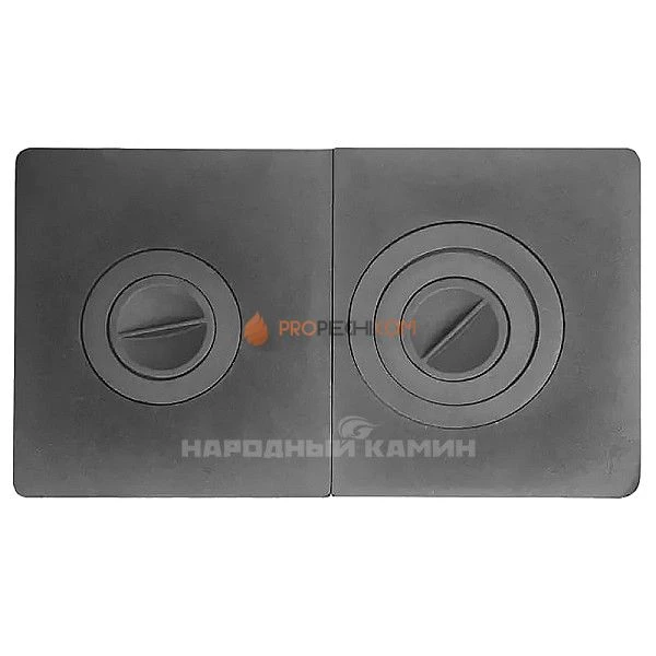 Рубцовск Плита печная ПС2-3 с конфорками сборная 710х410 мм