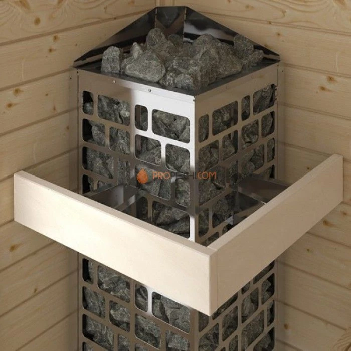 Электрическая печь SAWO CUBOS CUB3-75Ni2-P 7.5 кВт (встроенный блок мощности, пульт покупается отдельно)