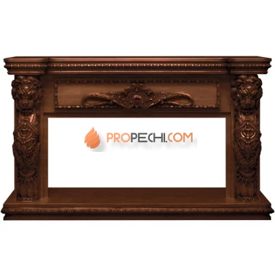 Портал Royal Flame Windsor 42 - Темный дуб