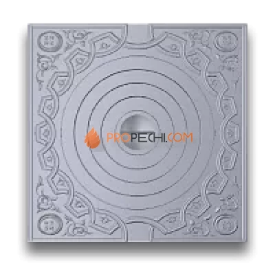 Плита под казан Гефест 02 750х750 ф500 с патиной