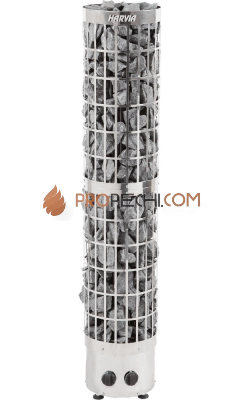 Электрическая печь HARVIA Cilindro HPC66400 PC66 со встроенным пультом