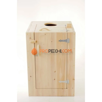 Фитобочка квадратная НКЗ КУБ из кедра, 130x84x84 см / 40 мм