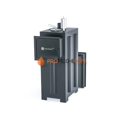 Дровяная печь для бани ИзиСтим Сочи М2 С тыла