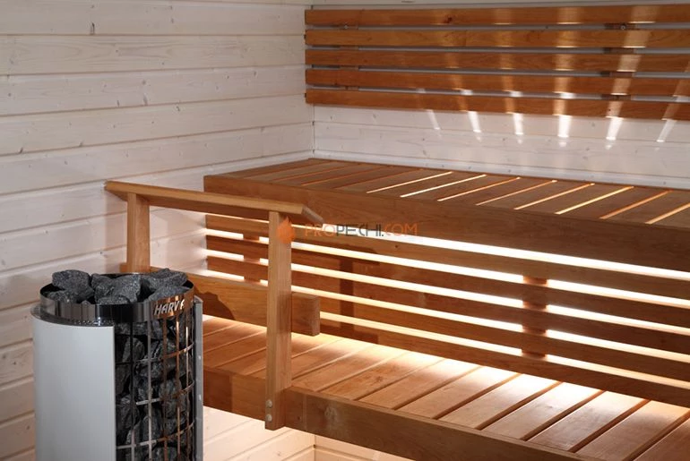 Электрическая печь HARVIA Cilindro PC90 со встроенным пультом