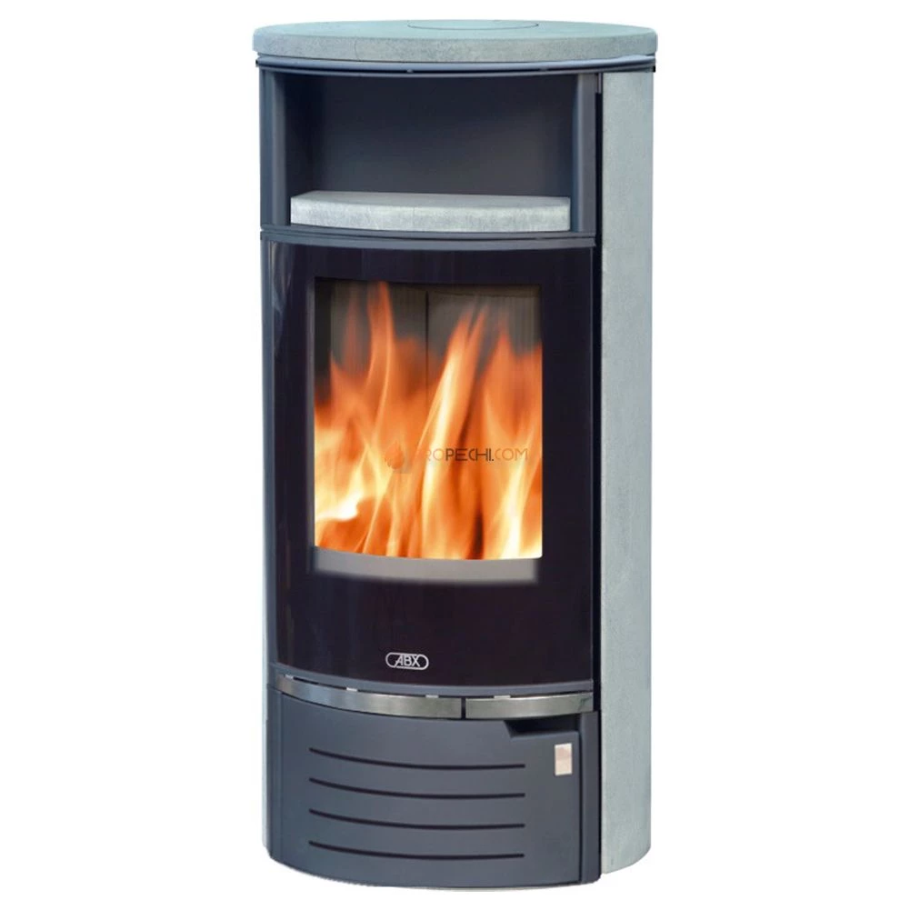Печь-камин ABX Atlantik 7 серая талькохлорит