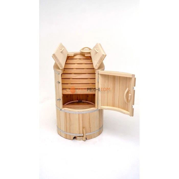 Фитобочка полулежачая НКЗ STANDARD ЛЮКС из кедра, (ШИП-ПАЗ) 115x78x140 см / 40 мм