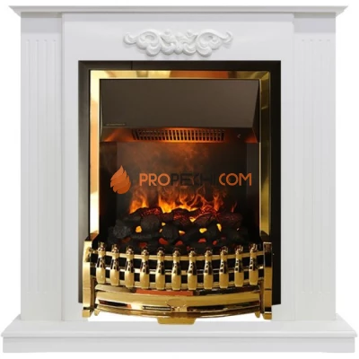 Каминокомплект Dimplex Lumsden - Белый дуб с очагом Atherton