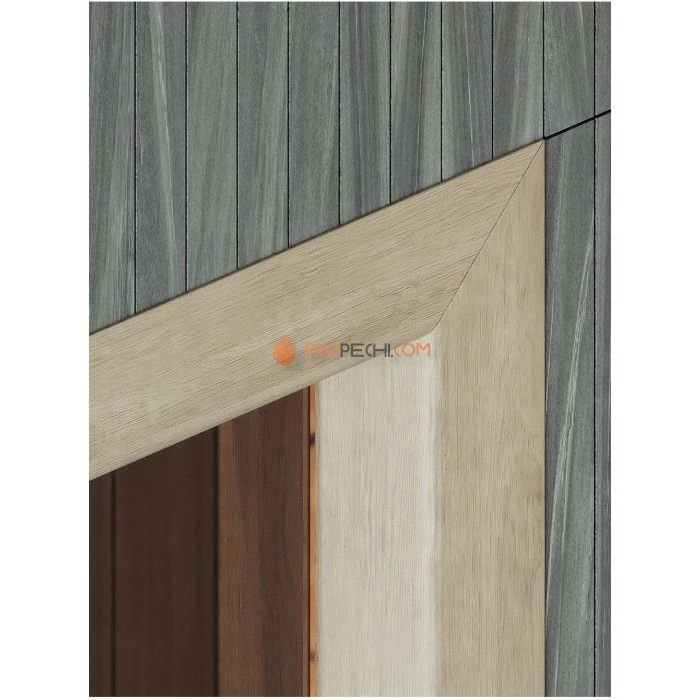 Дверь для бани DoorWood Престиж Маятниковая Легенда Бронза Матовая, 2000x800 мм