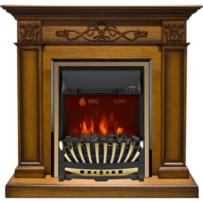 Каминокомплект Royal Flame Verona - Дуб антик с очагом Aspen Gold