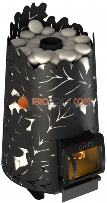 Банная печь Dubravo 180 Short (дверца со стеклом)