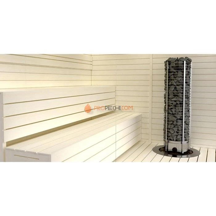 Электрическая печь SAWO TOWER TH6-120Ni-P 12 кВт (встроенный блок мощности, пульт покупается отдельно)