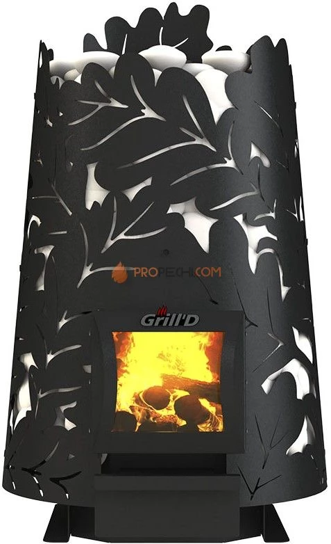 Банная печь Dubravo 180 Short (дверца со стеклом)