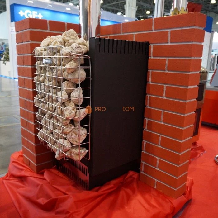 Дровяная печь для бани Ермак 3D