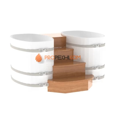 Подиум BentWood на 2 купели 0,76х1,16 из натурального дуба