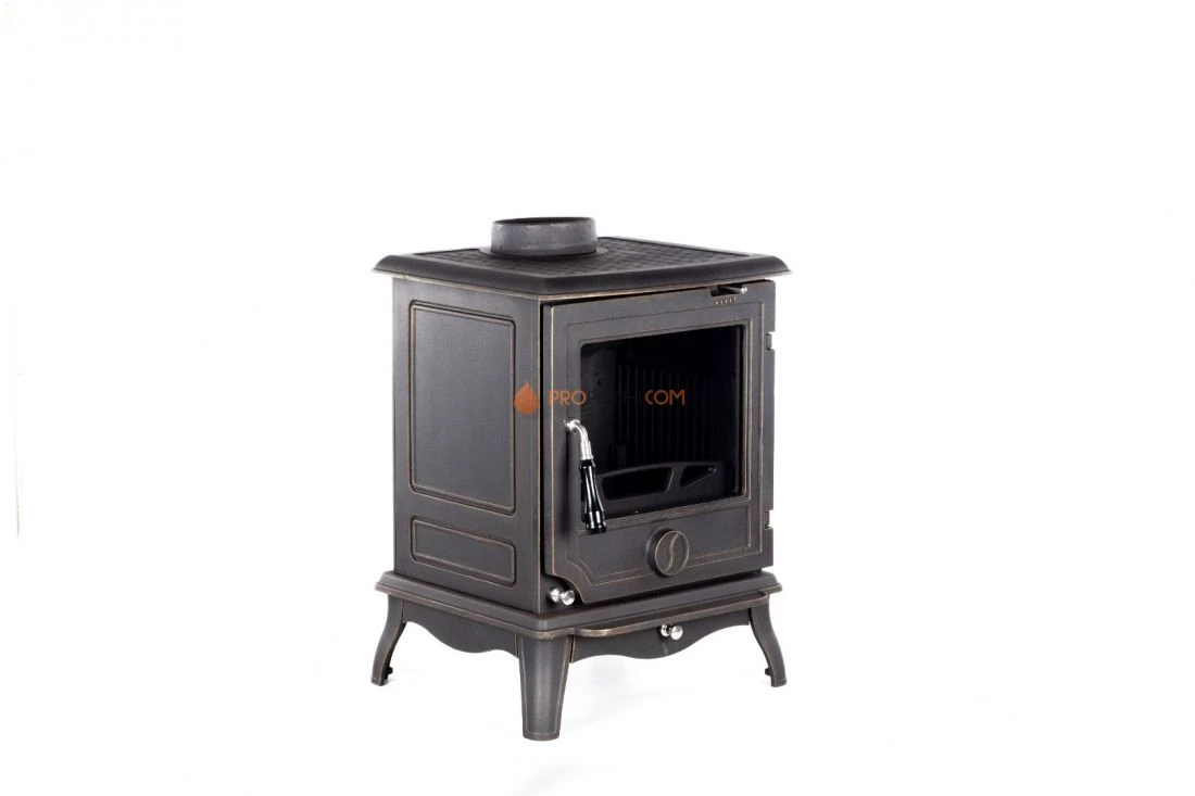 Печь-камин Fireway Finn патина бронза