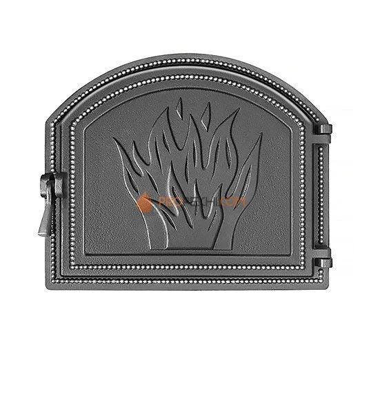 Дверка каминная ВЕЗУВИЙ 218 (Антрацит)