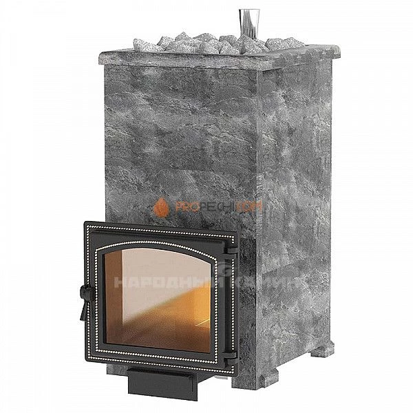 Банная печь Везувий Легенда Русский пар 24 (240) NEXT Талькохлорит в облицовке