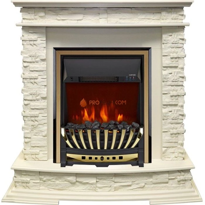 Каминокомплект Royal Flame Luzern - Слоновая кость с очагом Aspen Gold