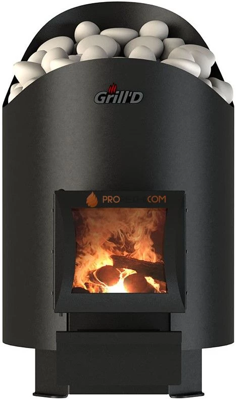 Банная печь Grill'D Aurora 180 Short (дверца со стеклом)