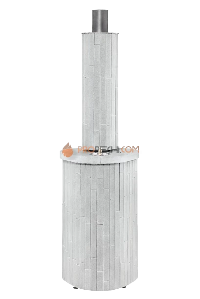 Банная печь Ферингер Малютка "Серый велюр" наборный