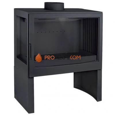 Печь-камин Liseo Castiron LCI 7 GFL Stove, стекло слева