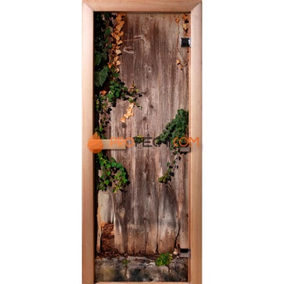 Дверь для бани DoorWood Фотопечать А030, 1800x600 мм