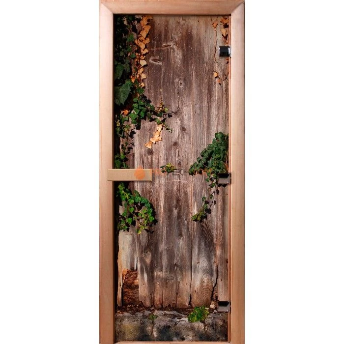 Дверь для бани DoorWood Фотопечать А030, 1800x600 мм