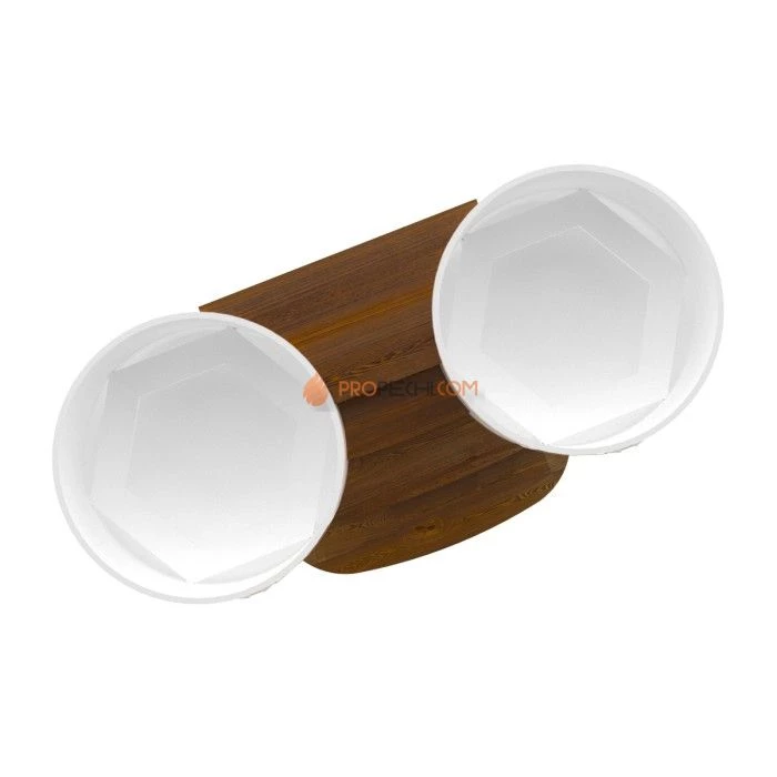 Подиум BentWood на 2 купели D 1,5 СЛ мореный