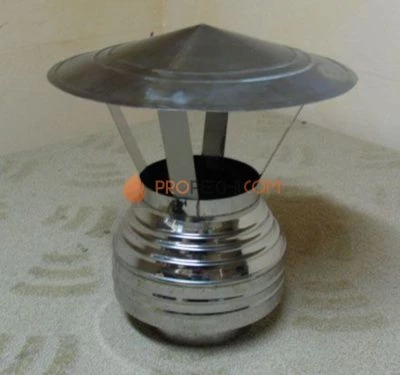 Зонт с юбкой D=150\250 Sвнутр.=0.5 aisi 321-нерж. ФлюГранд