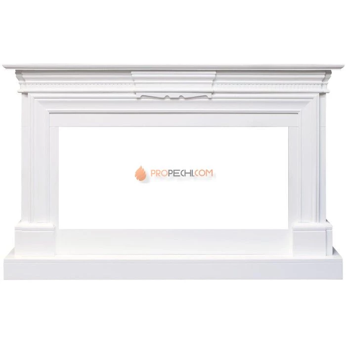 Портал Royal Flame Chelsea - Белый (Ширина 1350 мм)