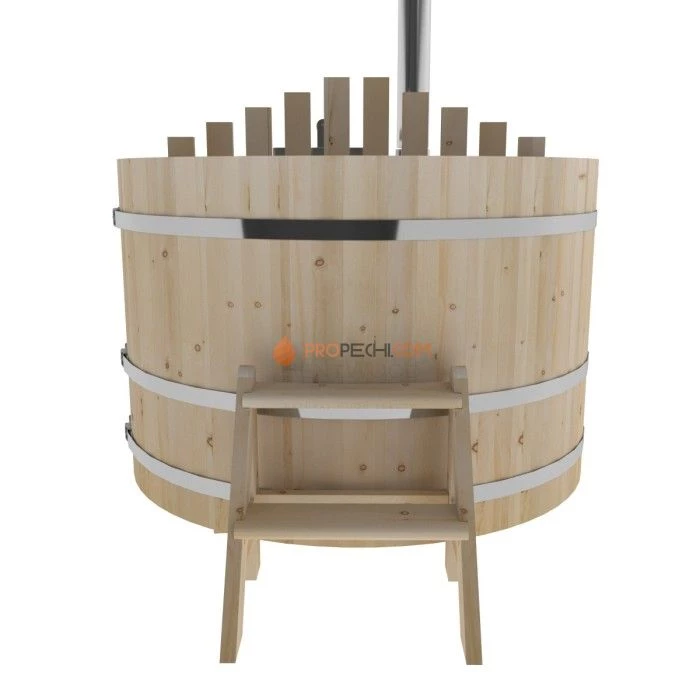 Фурако BentWood из кедра D=1.5 с внутренней печкой стандарт