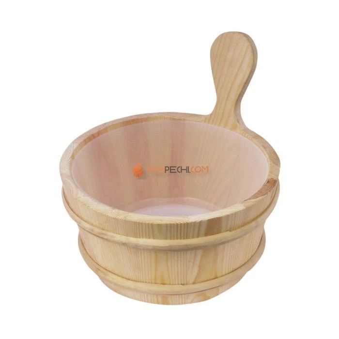 Кадушка SAWO деревянная 4л, с пластиковой вставкой, 335-EP