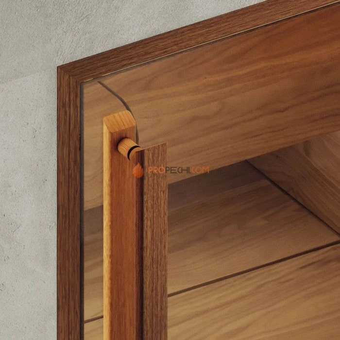 Дверь для хамама DoorWood АРТ Wood 6 Бронза, 1900x700 мм