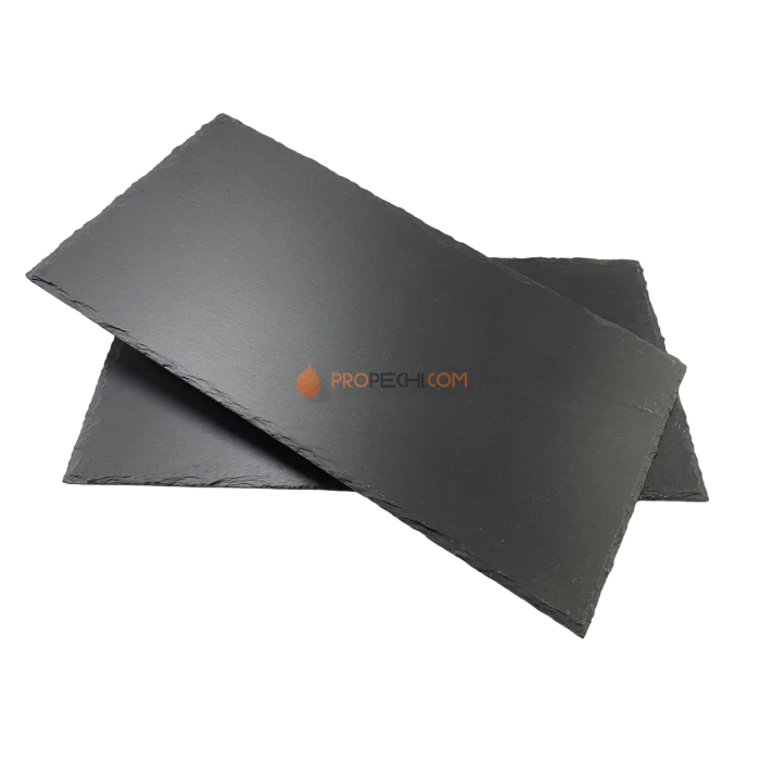 Панель Сланец чёрный натуральный скол (200х400мм) упак. (20шт/1,6м2)