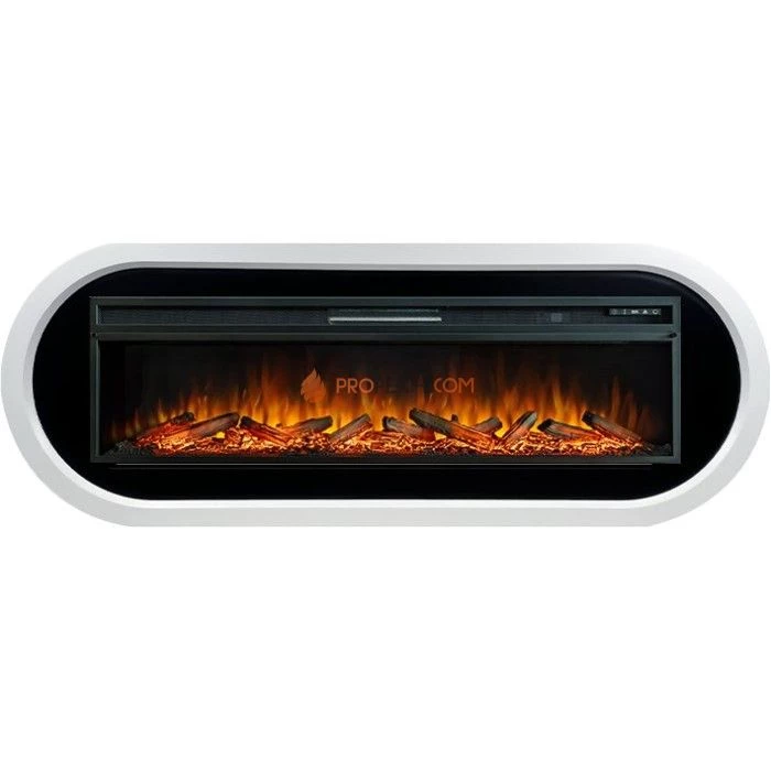 Каминокомплект Royal Flame Ellips - Белый с черным с очагом Vision 60 LOG LED