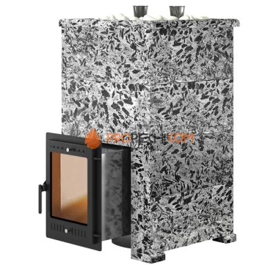 Дровяная печь для бани Эверест Steam Master 60 INOX Пироксенит Элит, S-40