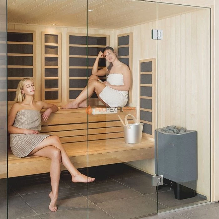 Электрическая печь Tylo Sense Elite 6 серого цвета + Пульт Elite