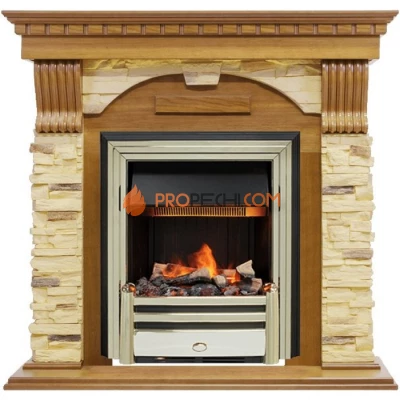 Каминокомплект Dimplex Dublin - Дуб / Сланец с очагом Cavendish