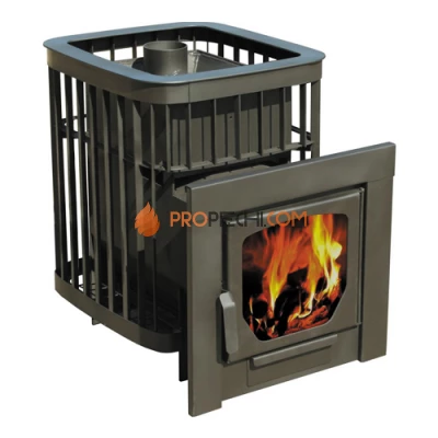 Печь банная Варвара Каменка панорамная