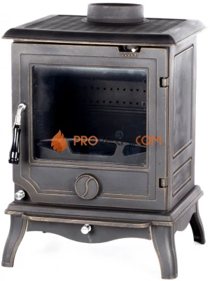 Печь-камин Fireway Finn патина бронза