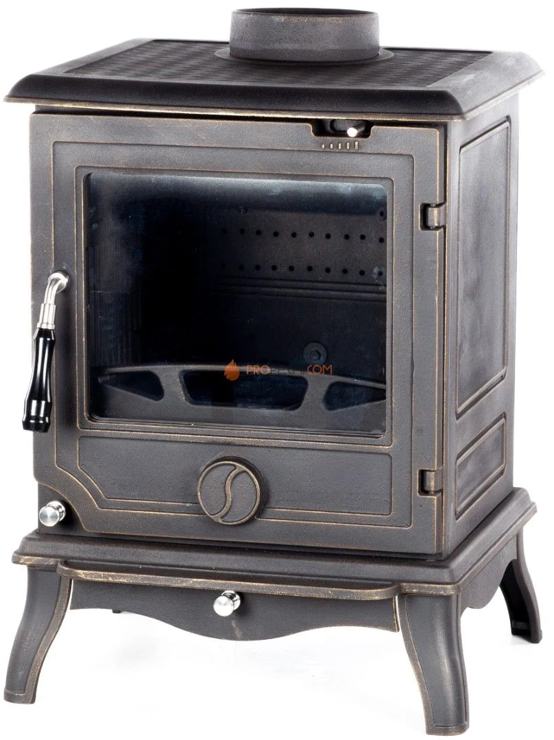 Печь-камин Fireway Finn патина бронза