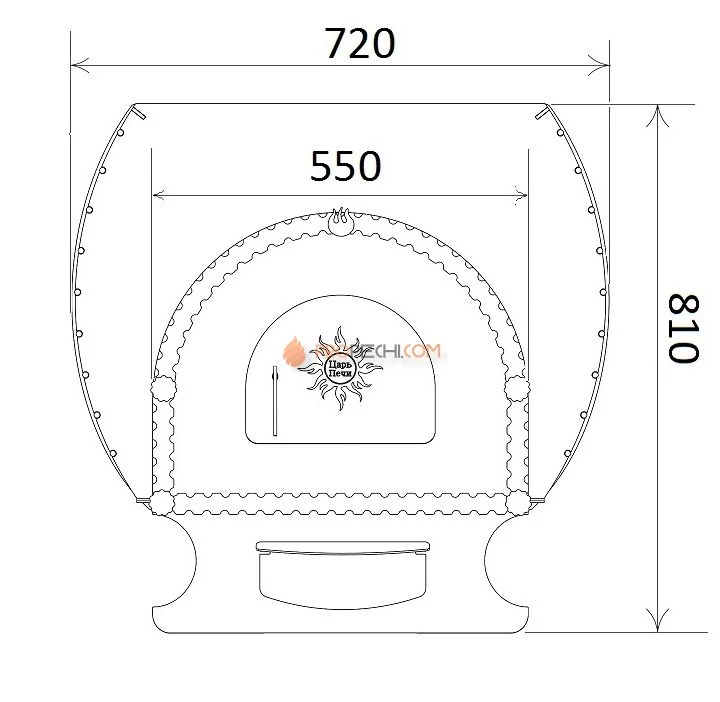 Банная печь Царь Печи Добрыня 1