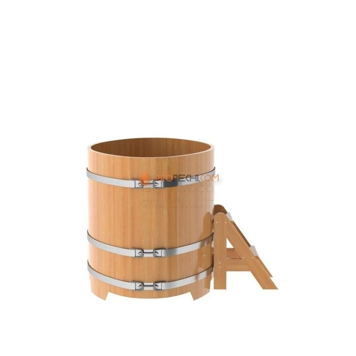 Купель BentWood овальная из натуральной лиственницы 0,92х1,66