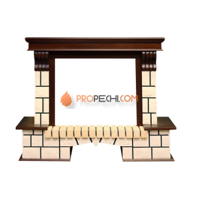 Портал Royal Flame Pietra Assembly - Темный дуб (Разборный)