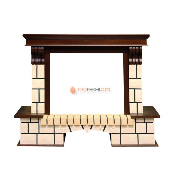 Портал Royal Flame Pietra Assembly - Темный дуб (Разборный)