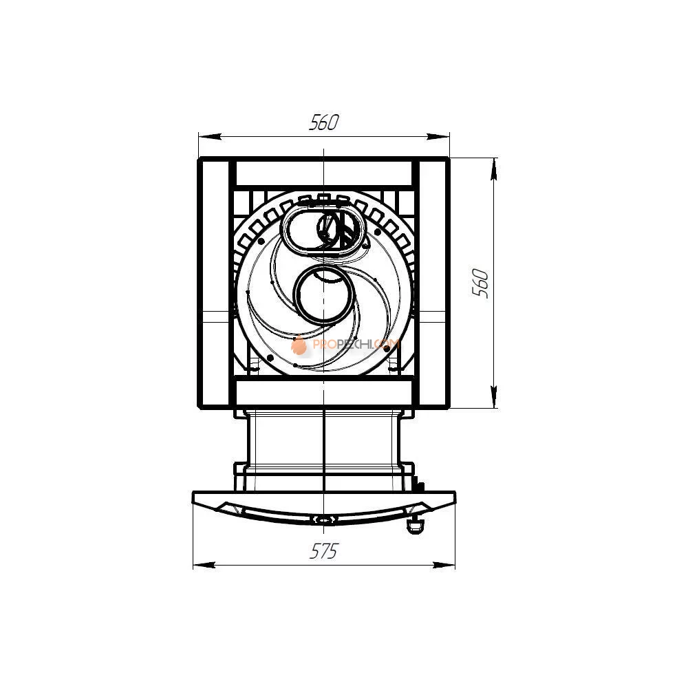 Банная печь Атмосфера XL+ в облицовке "Талькохлорит"