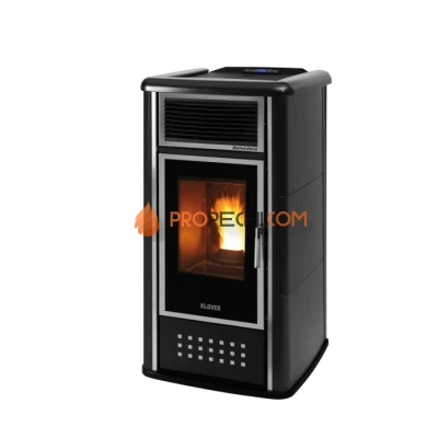 Отопительная печь Klover BELVEDERE 22 (матовый черный)