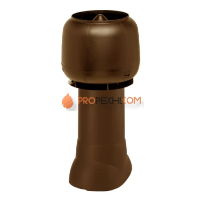 Вентиляционный выход изолированный с колпаком 125/160/500 коричневый